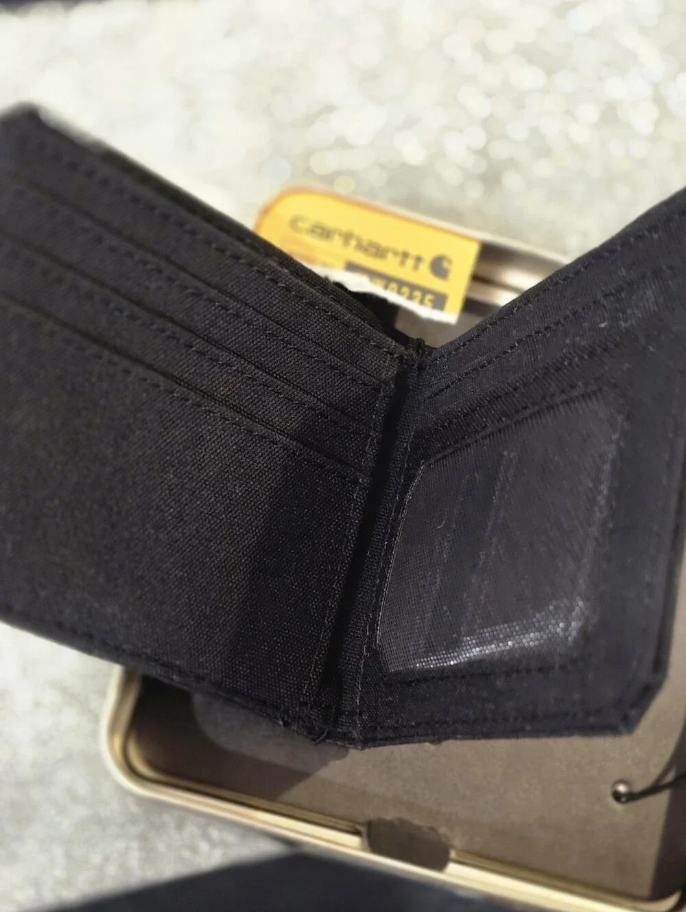 Carhartt Nylon Duck Bifold Wallet- Black